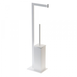 PIANTANA PORTASCOPINO SQUARE BIANCO OPACO