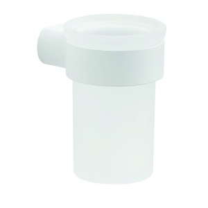 PORTA BICCHIERE URUS BIANCO OPACO