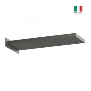 SOFFIONE DOCCIA SERIE SMALL CASCATA INOX SPAZZOLATO