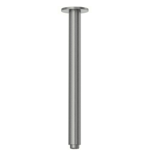 BRACCIO DOCCIA VERTICALE INOX SPAZZOLATO KUBE