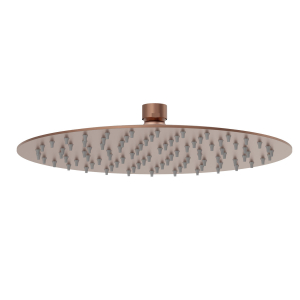 SOFFIONE DOCCIA KUBE DM 250 ACCIAIO RAME SPAZZOLATO