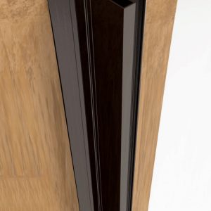 PROFILO DI MAGGIORAZIONE SLIM NERO OPACO