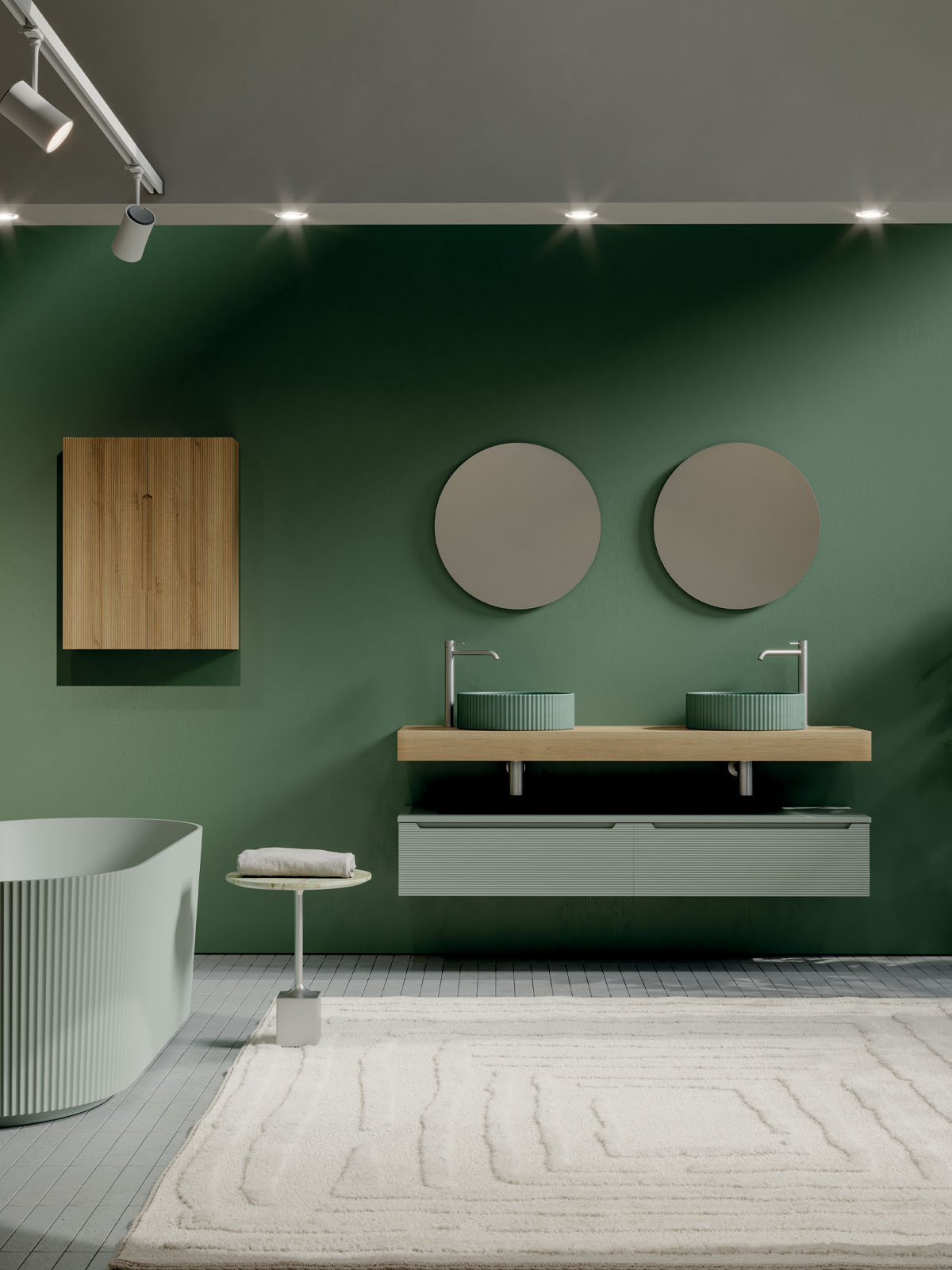 COMPOSIZIONE N.1 MENSOLONI IKON 160