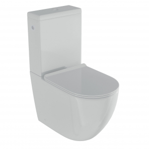 Vaso monoblocco Rimex Bianco lucido ROUND