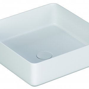 LAVABO INOX 4040Q IN ACCIAIO