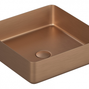 LAVABO INOX 4040Q IN ACCIAIO