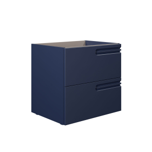 BASE PURO PORTALAVABO 2 CASSETTI 60 DESTRA BLU OPACO