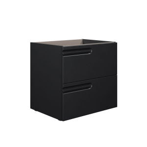 BASE PURO PORTALAVABO 2 CASSETTI 60 SINISTRA NERO OPACO