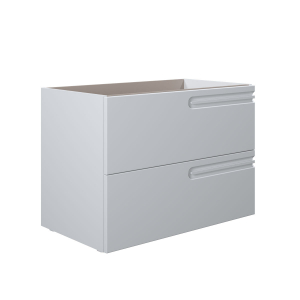 BASE PURO PORTALAVABO 2 CASSETTI 100 BIANCO OPACO