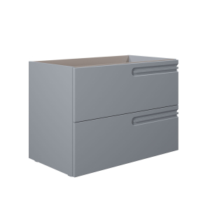 BASE PURO PORTALAVABO 2 CASSETTI 100 GRIGIO OPACO