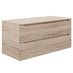 Base sospesa 2 cassetti S-LINE 100 ROVERE SCURO