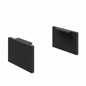 COPPIA GAMBE IN LEGNO QUBO