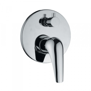 MISCELATORE INCASSO DOCCIA CON DEVIATORE FAST CROMO