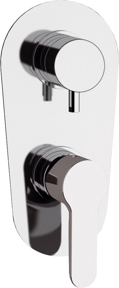 INCASSO DOCCIA CON DEVIATORE 3 VIE TIPO CROMO