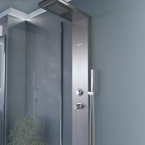 COLONNA DOCCIA TOWER MECCANICA ACCIAIO INOX