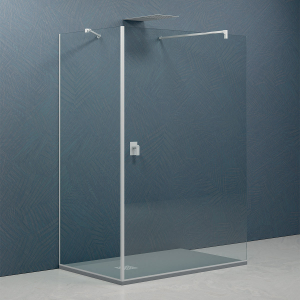 VETRO FISSO LIFE - H.200 INSTALLAZIONE AD ANGOLO CON 2 VETRI ACCOPPIATI