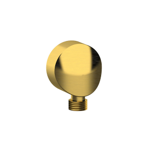 PRESA ACQUA 1/2 TONDO ORO SPAZZOLATO