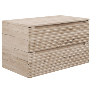 Base sospesa 2 cassetti S-LINE 80 ROVERE SCURO