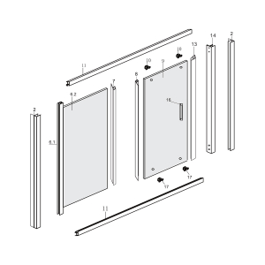 Ricambi per porte doccia RAPID