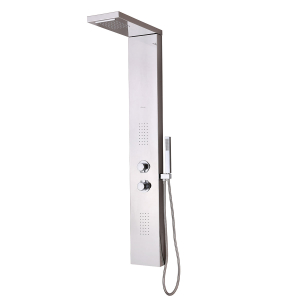 COLONNA DOCCIA TOWER PLUS IN ACCIAIO INOX