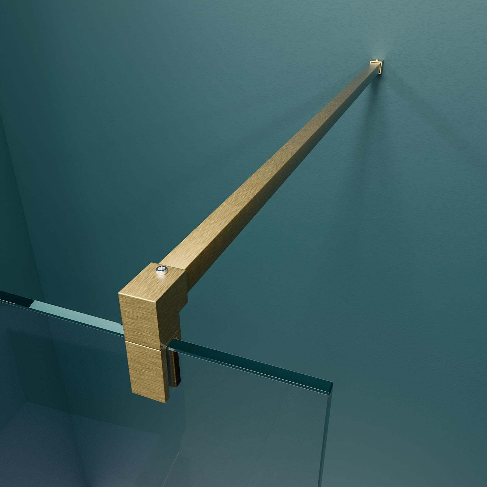 BARRA DI FISSAGGIO DIRITTA 100cm x vetri LIFE